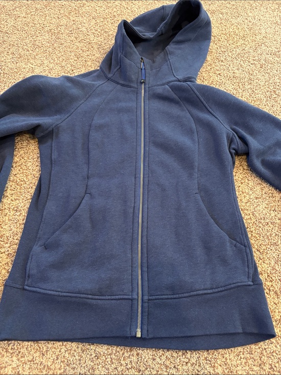 lululemon athletica Tops - lululemon athletica Navy Full-Zip Hooded Scuba Sweatshirt